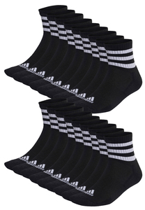 18 Paar adidas C Sportswear MID 18p Mid Cut Socken Unisex Sportsocken