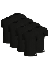 adidas Crew Neck T-Shirt Herren Unterhemd Rund Ausschnitt langlebig 8er Pack