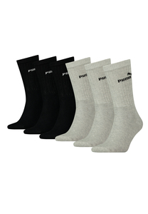 Puma Unisex Crew Tennissocken Sportsocken Socken f�r Damen Herren 6 Paar 