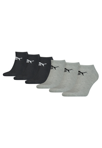 Puma Unisex Sneaker Socken kn�chelhoch f�r Damen Herren 6er Pack 