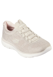 SKECHERS SUMMITS-FUN FLARE Sneakers Damen beige VEGAN 150113 TPPK