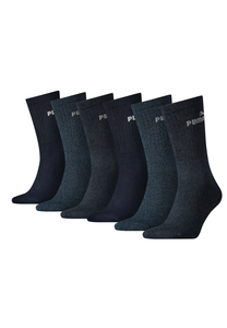 Puma Sportsocken Tennissocken Crew Tennis Socken Unisex fr Damen und Herren 6 Paar