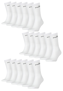 Puma Unisex Crew Tennissocken Sportsocken Socken fr Damen Herren 18 Paar