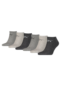 Puma Unisex Sneaker Socken im Retro Design kn�chelhoch f�r Damen Herren 6er Pack