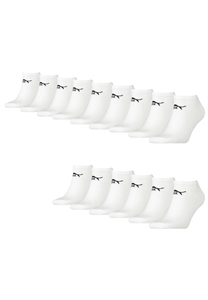 Puma Unisex Sneaker Socken im Retro Design kn�chelhoch f�r Damen Herren 15er Pack