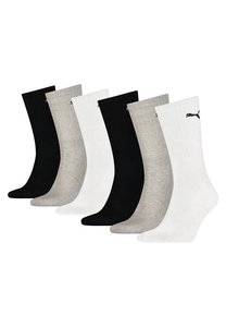 Puma Unisex Crew Tennissocken Sportsocken Socken f�r Damen Herren 6 Paar