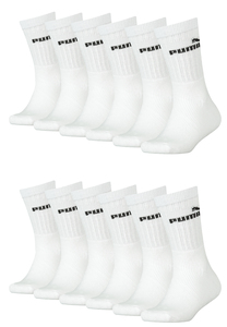 Puma Tennissocken Crew Kinder Tennis Socken Sportsocken Unisex f�r M�dchen und Jungen 12 Paar