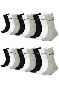 Puma Tennissocken Crew Kinder Tennis Socken Sportsocken Unisex f�r M�dchen und Jungen 18 Paar