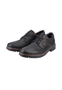 Rieker Herren Schnrschuhe Halbschuhe Businessschuhe Leder Schuhe B4610 schwarz