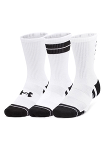 3 Paar Under Armour Performance Tech Crew Sport Socken Unisex    