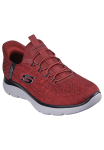 Skechers Sport Herren SUMMITS KEY PACE  Sneakers Slip ins Vegan 232469 red/black 
