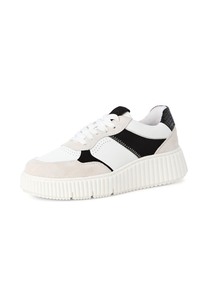 Tamaris Sneaker 1-23771-42 4A0 Damen Low Top Frauen Schuhe M2377142 Ivory Comb 