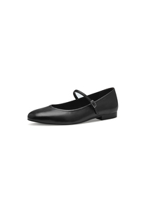 Tamaris Ballerina 1-22122-42 020 Damen Frauen Schuhe Leder M2212242 schwarz matt 