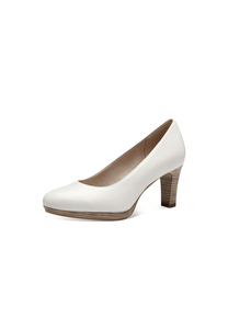 Tamaris klassische Pumps 1-22410-41 100 Leder Damen Schuhe M2241041 wei� 