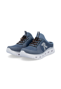 Rieker Damen Clog Sneaker Low Halbschuhe Schuhe M6069-10 Blau