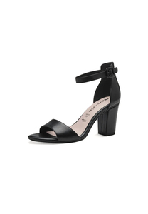 Tamaris Damen Leder Sandalette 1-28326-42 001 Frauen Schuhe M2832642 schwarz