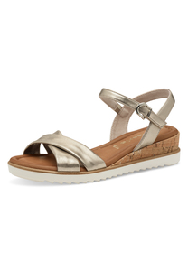 Tamaris Sandalette 1-28106-42 933 Damen Frauen Schuhe Vegan M2810642 gold 