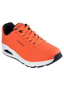 Skechers Mens Sport Casual UNO STAND ON AIR Sneakers Men 52458 ORBK Orange/Black