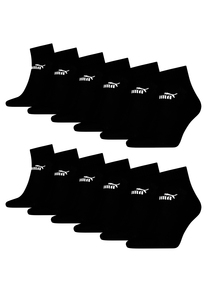 Puma Unisex Sneaker Quarter Socken f�r Damen Herren 12er Pack