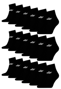 Puma Unisex Sneaker Quarter Socken f�r Damen Herren 18er Pack