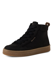 Tamaris Damen Lederstiefelette 1-2520345 001 Stiefel Leder gef�ttert schwarz