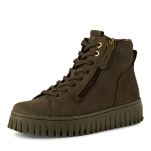 Tamaris Damen Lederstiefelette 1-25206-43 7A2 Stiefel Frauen M2520643 olive