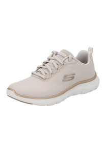 Skechers Damen FLEX APPEAL 5.0 Elegant Glow Sneaker Turnschuhe 150217 beige