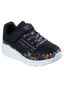 Skechers Street UNO LITE HEART CRAZE Sneakers Mdchen 314091L BKMT