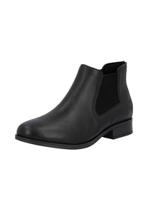 Rieker Damen Chelsea Boot Stiefelette Stiefel 77050-00 schwarz 