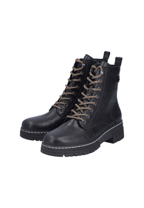 Rieker Damen Biker Boots Stiefelette Stiefel 73850-00 schwarz