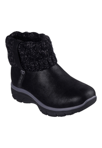 Skechers Damen Slip-ins Relaxed Fit Easy Going - Cozy Weather 2 168033 BLK Schwarz
