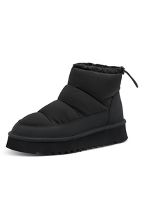 Tamaris Damen Stiefelette Warmfutter Plateausohle 1-26810-45 007 Schwarz