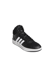 Adidas Herren Hoops 3.0 Mid Sneaker GW3020 Black/White/Grey