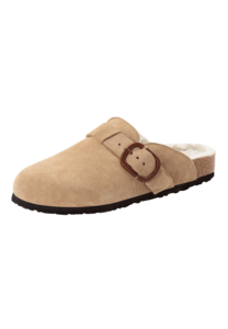 Tamaris Leder Pantolette 1-27601-45 341 Damen Frauen Warmfutter M2760044 Beige