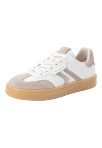 Tamaris Damen Leder Sneaker 1-23723-44 344 Low Top Frauen M2372344 wei�/braun