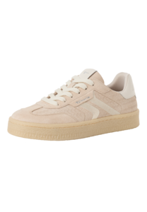 Tamaris Damen Leder Sneaker 1-23723-44 375 Low Top Frauen Schuh M2372344 Beige