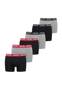 6er Pack Herren Levis REPEAT LOGO BOXER Brief Boxershorts Unterw�sche Pants 
