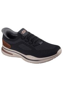 Skechers Herren Slip-ins Relaxed Fit: Norlan - Alonso Sneaker 211207 BLK