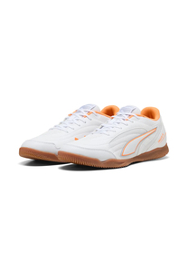 Puma Herren Truco IV Fu�ballschuh 108845 01, White-Orange Glow-Vibrant Silver