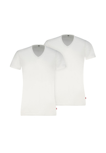 Levis Herren T-Shirt 2-er Pack Men Herren Unterhemd V-Ausschnitt 