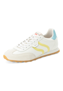 Tamaris Damen Sneaker 1-23614-46 197 Frauen Low Top Schuhe Leder Wei� 