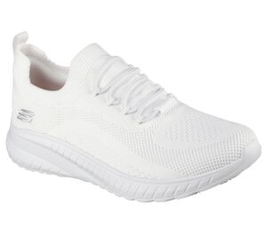 Skechers Damen Sneaker SQUAD CHAOS SR Arbeitsschuhe 108145EC WHT Wei�