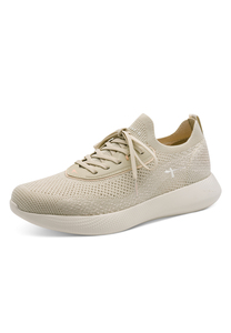 Tamaris Damen Sneaker 1-23715-46-418 Frauen Low Top Vegan Beige