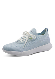 Tamaris Damen Sneaker 1-23715-46-880 Frauen Low Top Vegan Hellblau