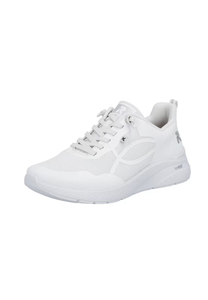Rieker Damen Sneaker Sneaker Freizeit bequem Memory-Foam M8551-80 Wei�