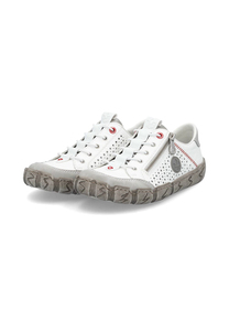 Rieker Damen Slipper Slipper Freizeit bequem Memory-Foam L0355-80 White