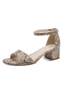 Tamaris Damen Sandalette 1-28201-42-483 Frauen Schuhe M2820142 beige snake