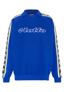 Lotto Herren Sweatshirt 1325016 Training Pullover Loose Fit Blau  