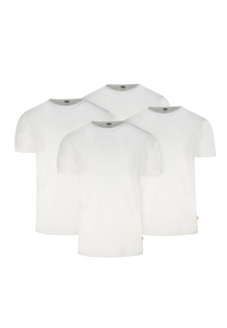 Levis Herren T-Shirt 4-er Pack Men Herren Unterhemd Rund-Ausschnitt 
