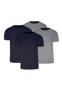 Levis Herren T-Shirt 4-er Pack Men Herren Unterhemd Rund-Ausschnitt 